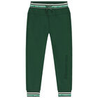 بنطلون رياضى أولاد بالشعار باللون الاخضر, 1, hi-res