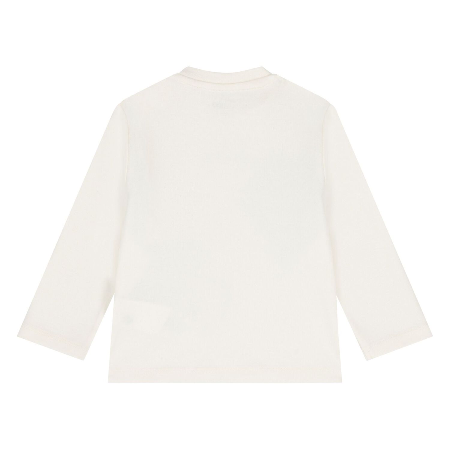 بلوزة عاجية بأكمام طويلة بطبعة أسد للأولاد الصغار, 1, hi-res