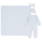 Baby Boys Blue Smocked Babygrow Gift Set, 1, hi-res