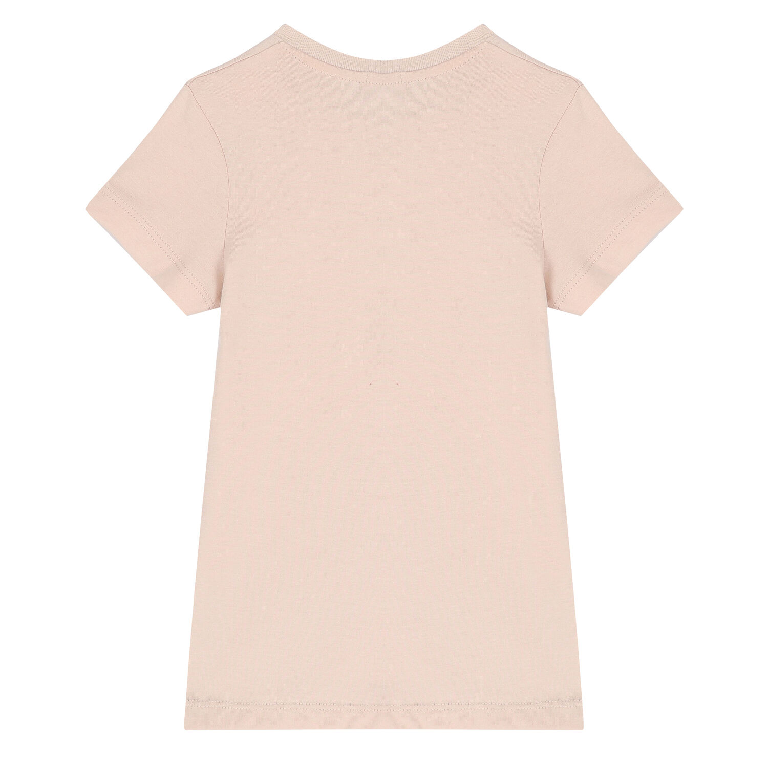 تيشيرت بالشعار باللون الوردي للبنات, 1, hi-res image number null