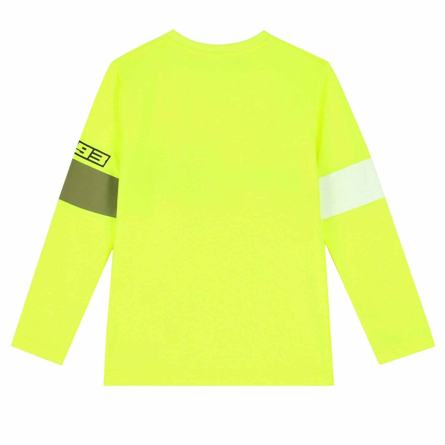 Boys Neon Green Long Sleeve Top, 1, hi-res