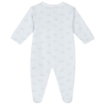 Baby Boys Blue Bear Besties Babygrow