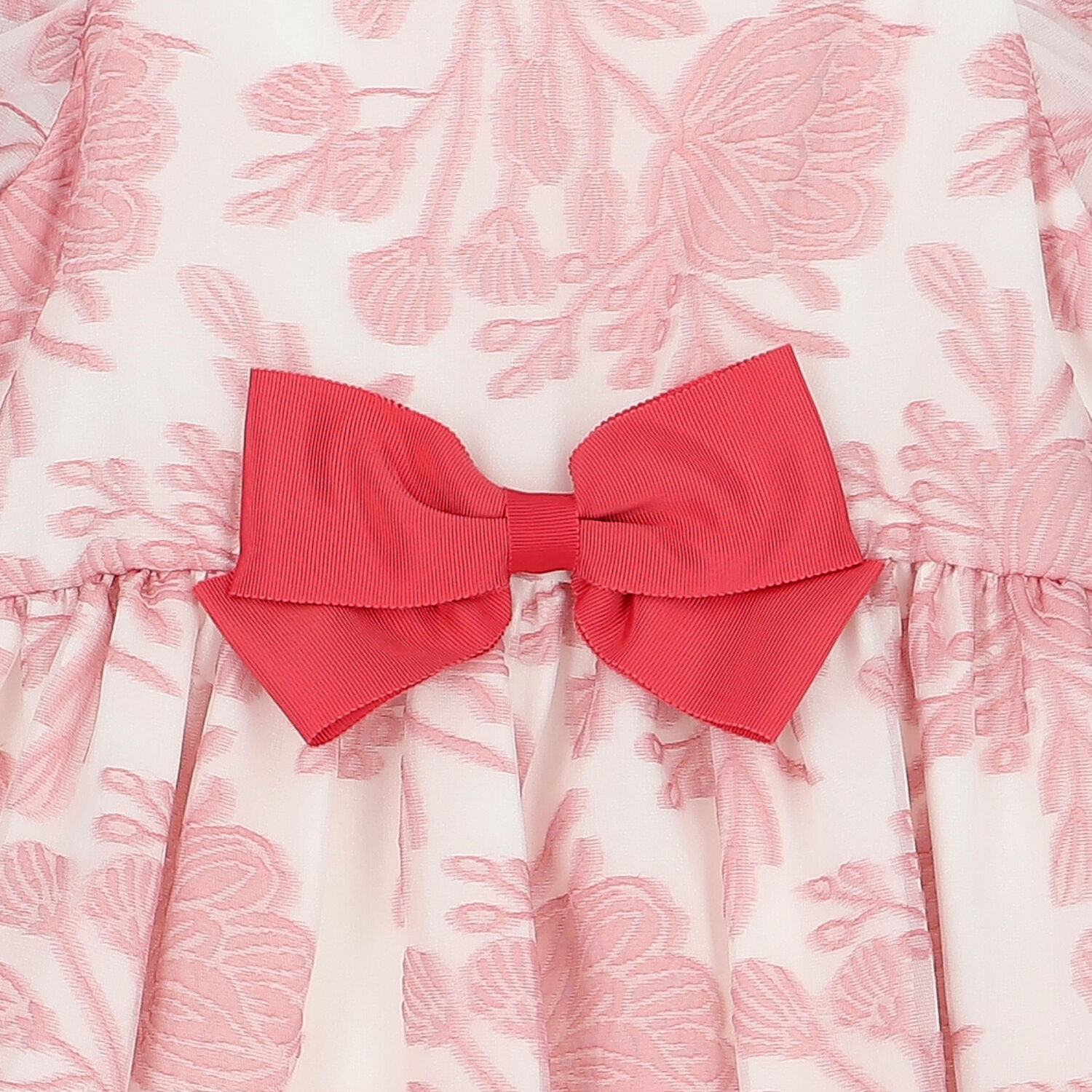 فستان أورجانزا للمناسبات الخاصة باللون الأبيض والوردي, 1, hi-res image number null