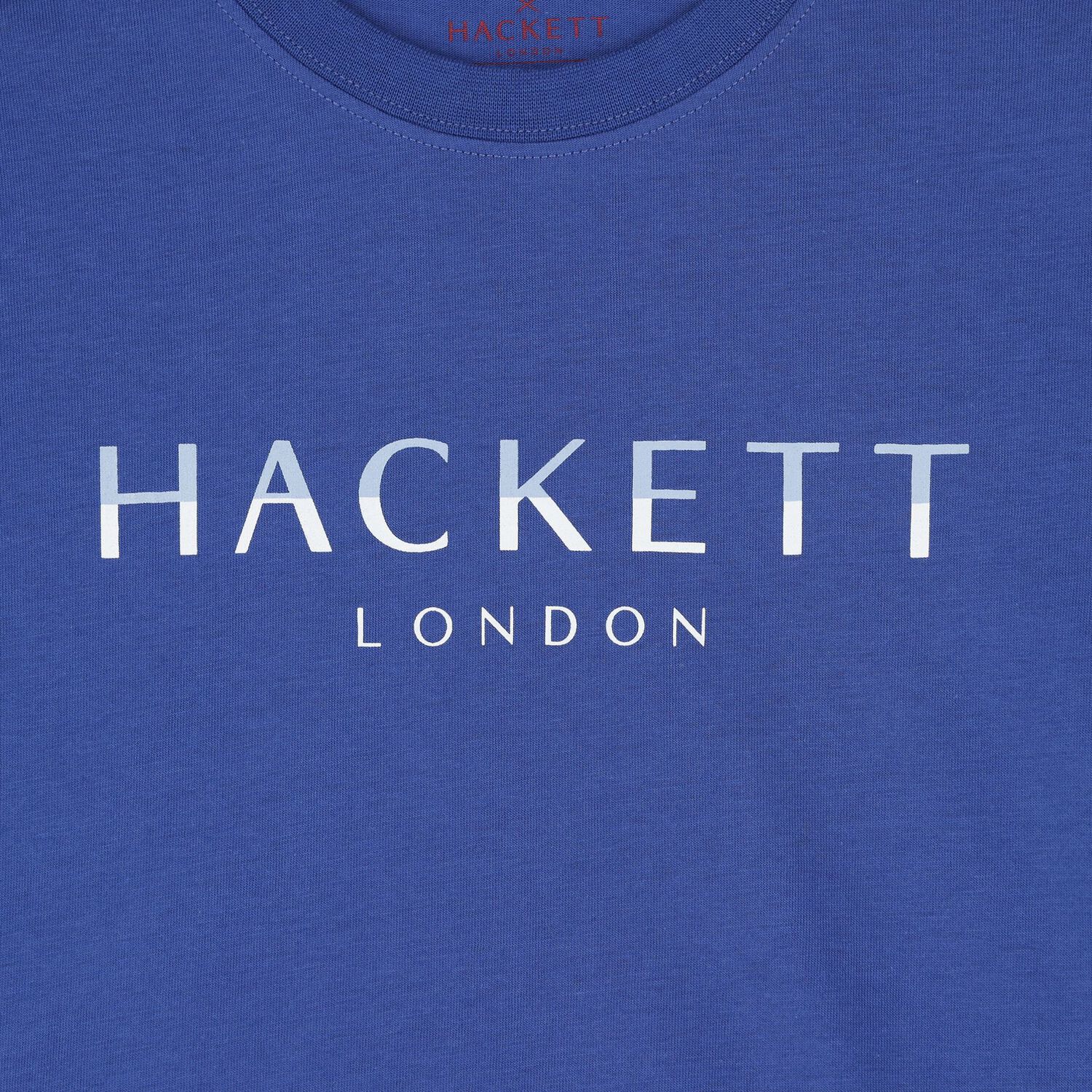 تيشيرت اولاد بالشعار باللون الازرق, 3, hi-res