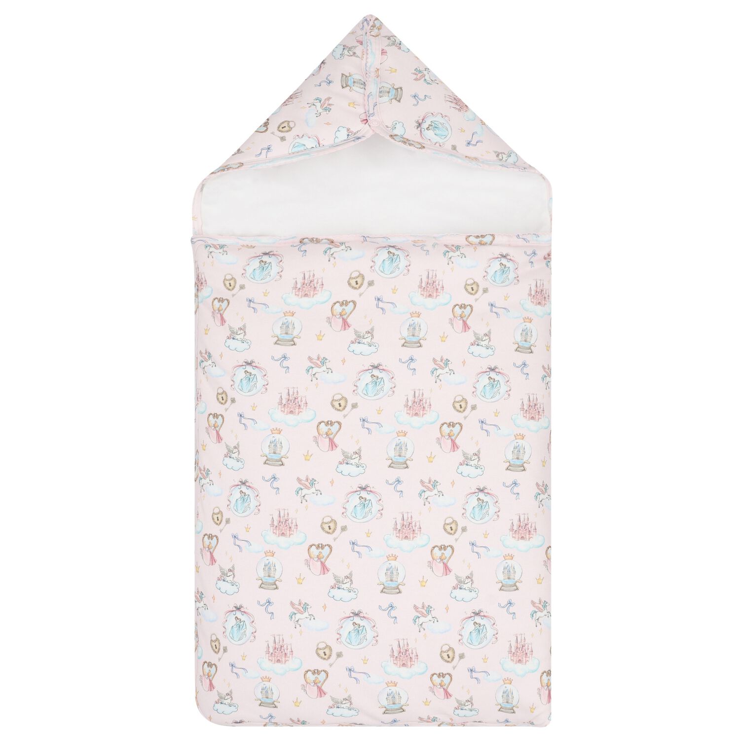 مدس بنات بطبعة الأميرات باللون الوردي, 1, hi-res