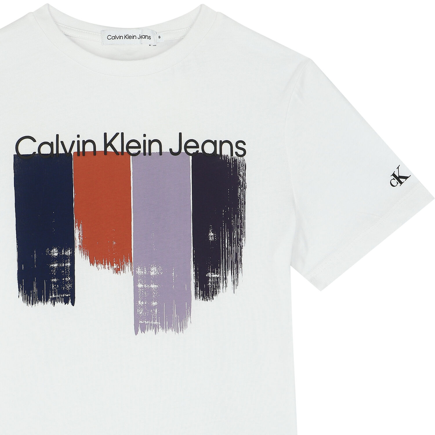 تيشيرت بالشعار باللون الأبيض للأولاد, 1, hi-res