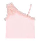 Girls Pink Ruffle Tulle Top, 1, hi-res
