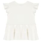 طقم ليجنز باللون الأبيض والذهبي للبنات, 1, hi-res