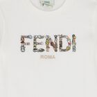 Boys White Logo T-Shirt, 1, hi-res