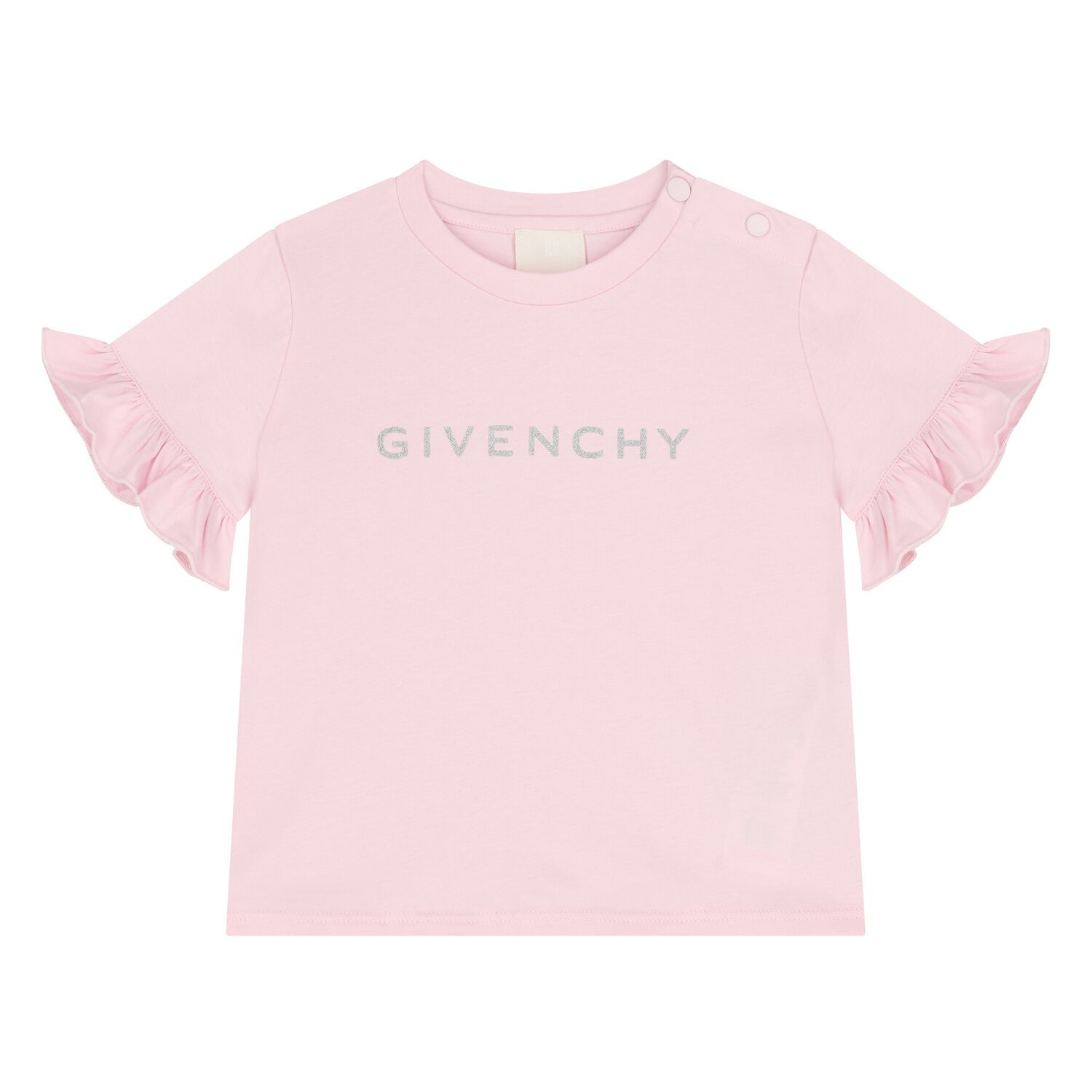 Younger Girls Pink Logo T-Shirt, 2, hi-res