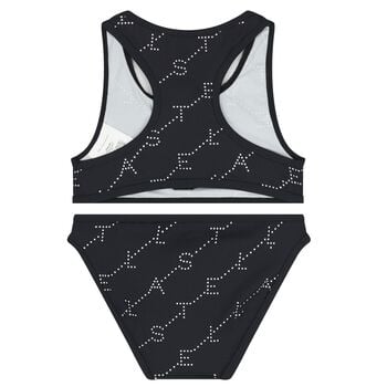 Girls Black & White Bikini