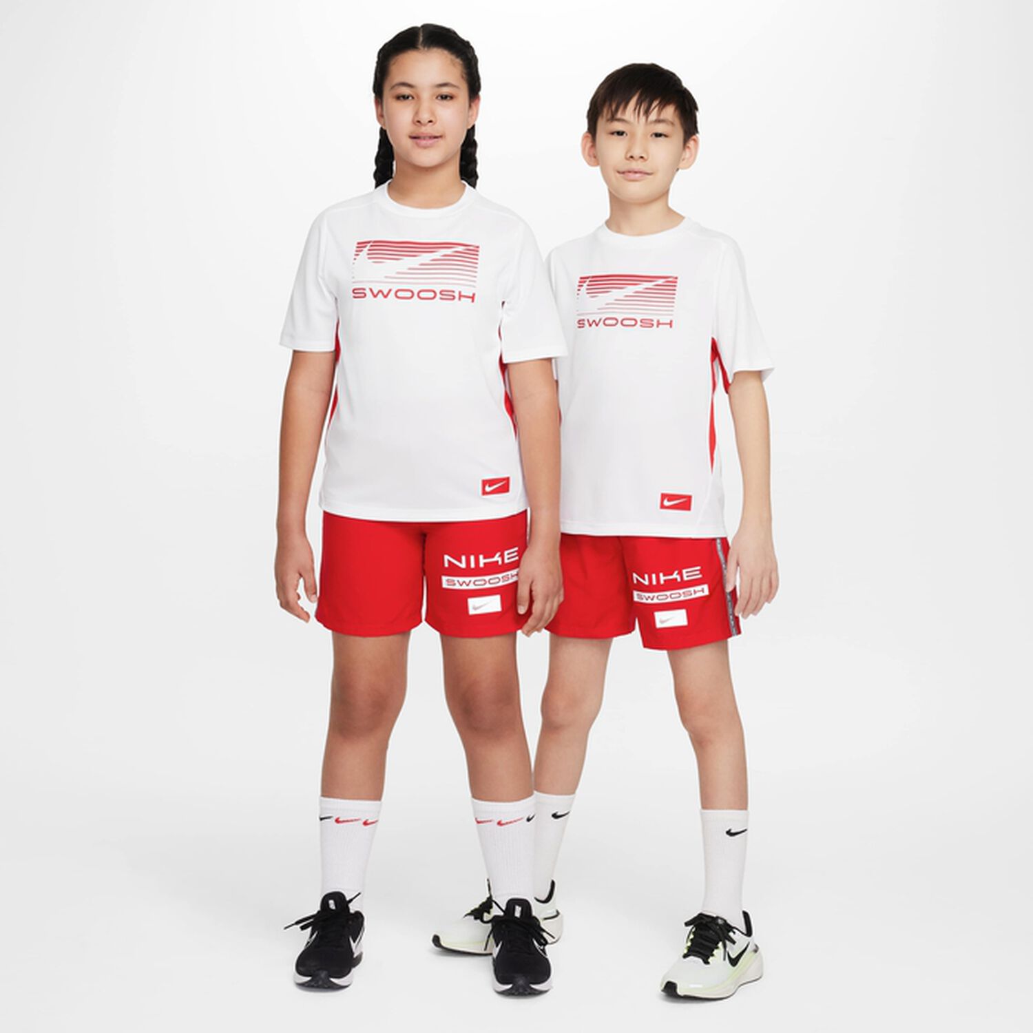 Boys White & Red Logo T-Shirt, 3, hi-res