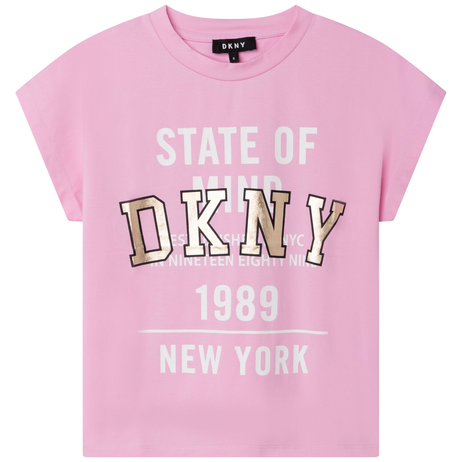 Girls Pink Logo T-Shirt, 2, hi-res