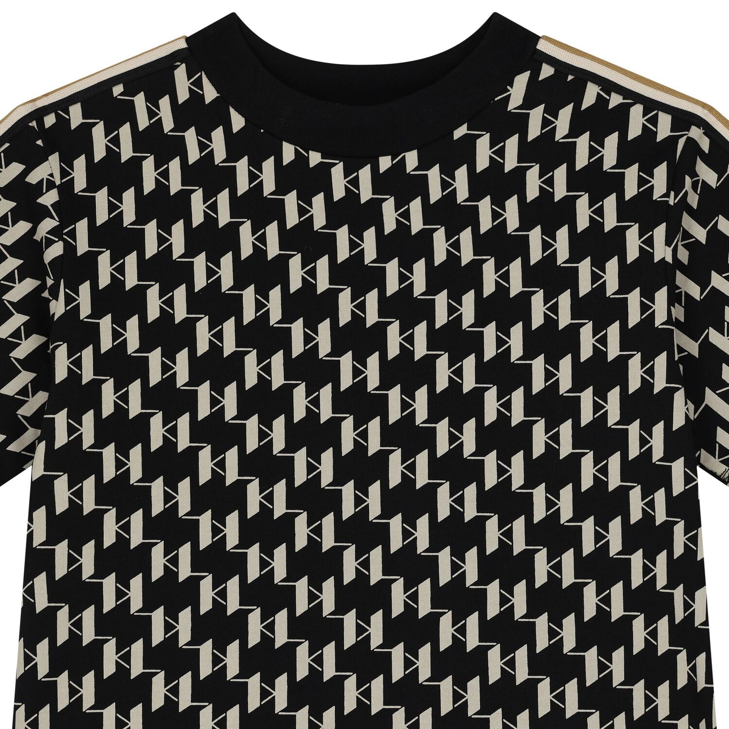 Boys Black Logo T-Shirt, 1, hi-res