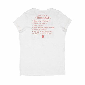 Girls White Slogan T-Shirt