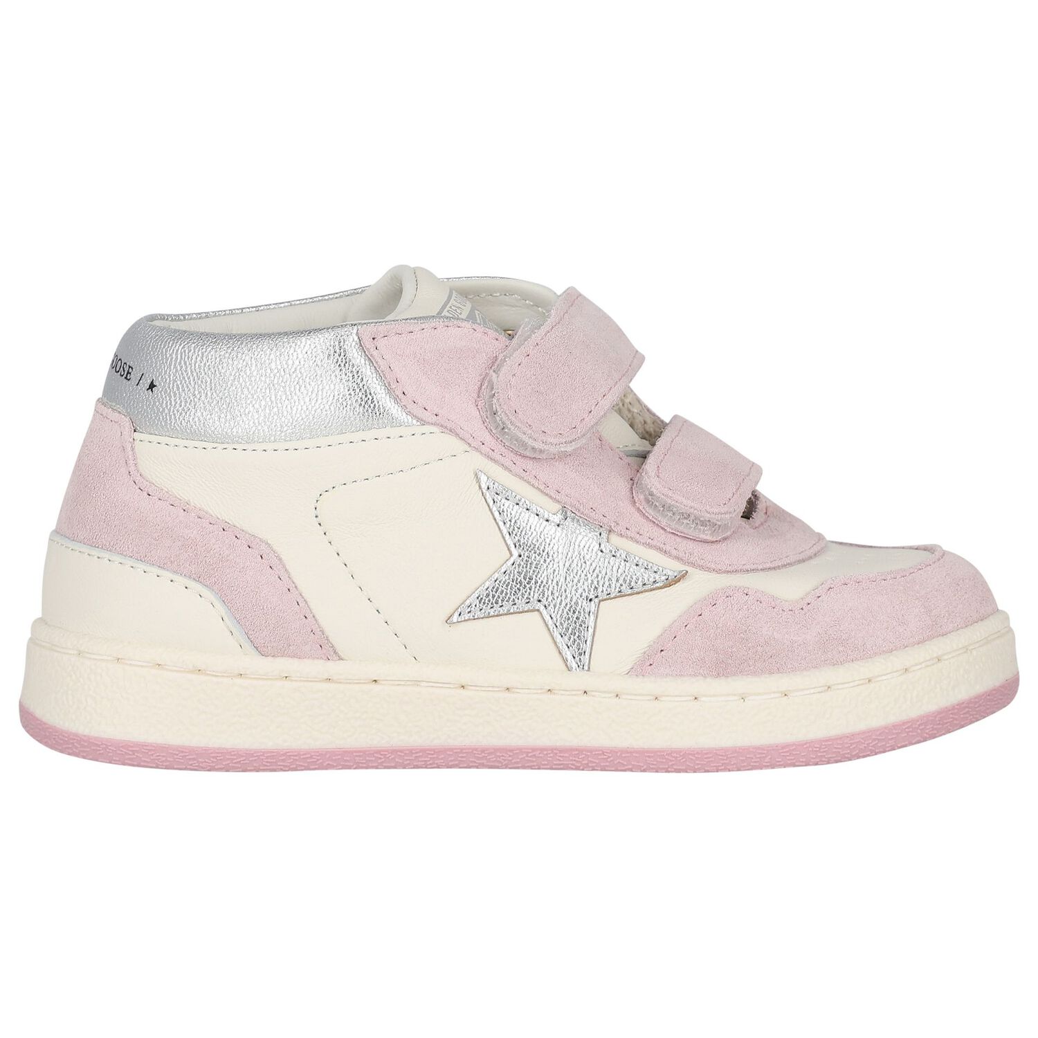Younger Girls Pink & Ivory Trainers, 1, hi-res image number null