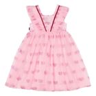 Girls Pink Tulle Dress, 3, hi-res