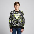 Boys Grey Logo Sweatshirt, 3, hi-res