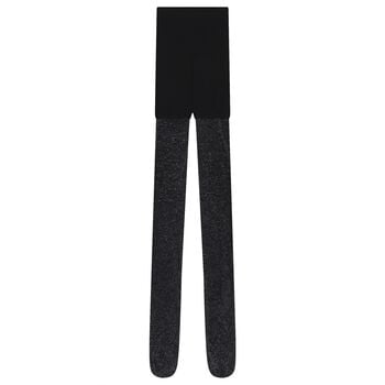 Girls Black Shimmer Tights