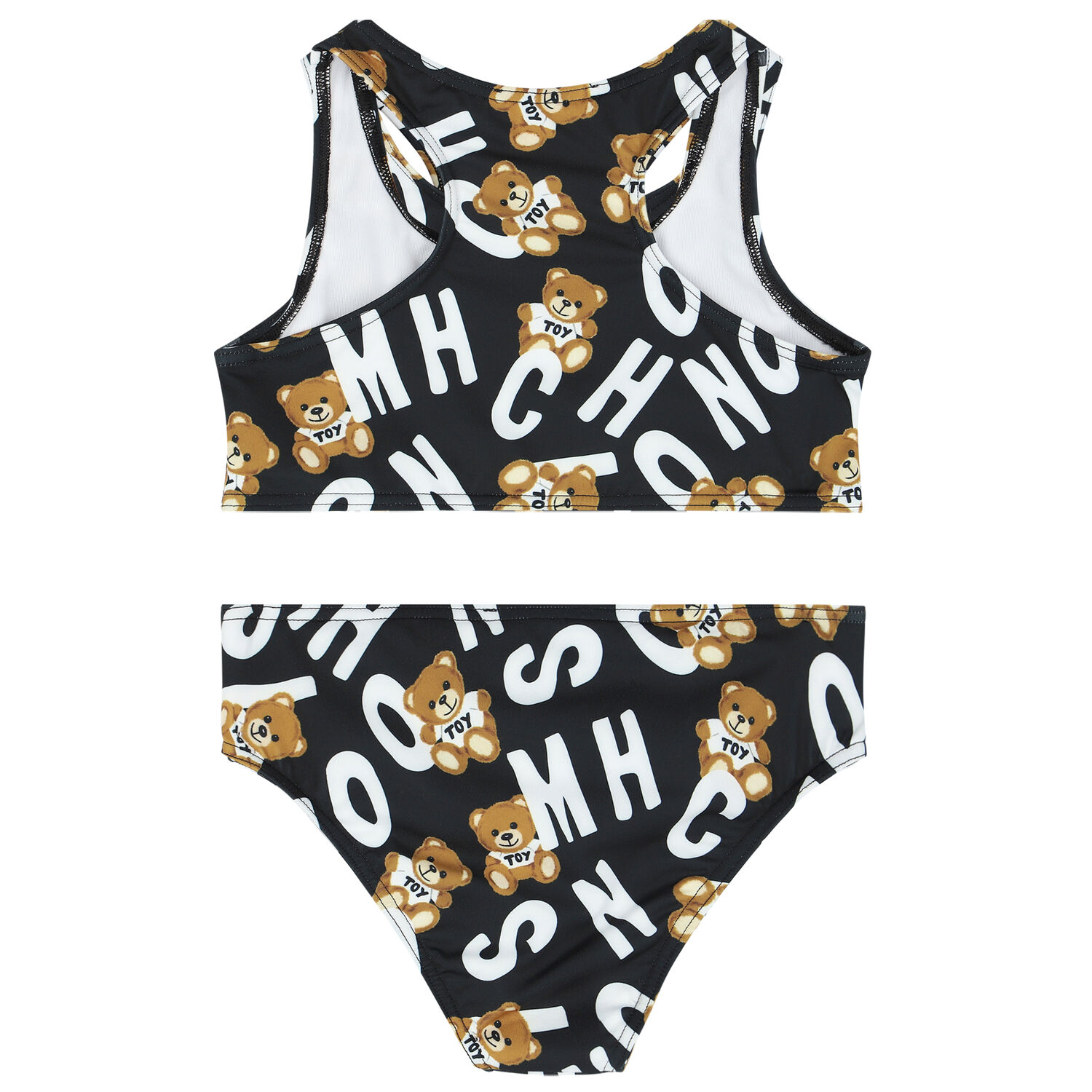 بيكينى بشعار تيدى باللون الاسود, 1, hi-res image number null