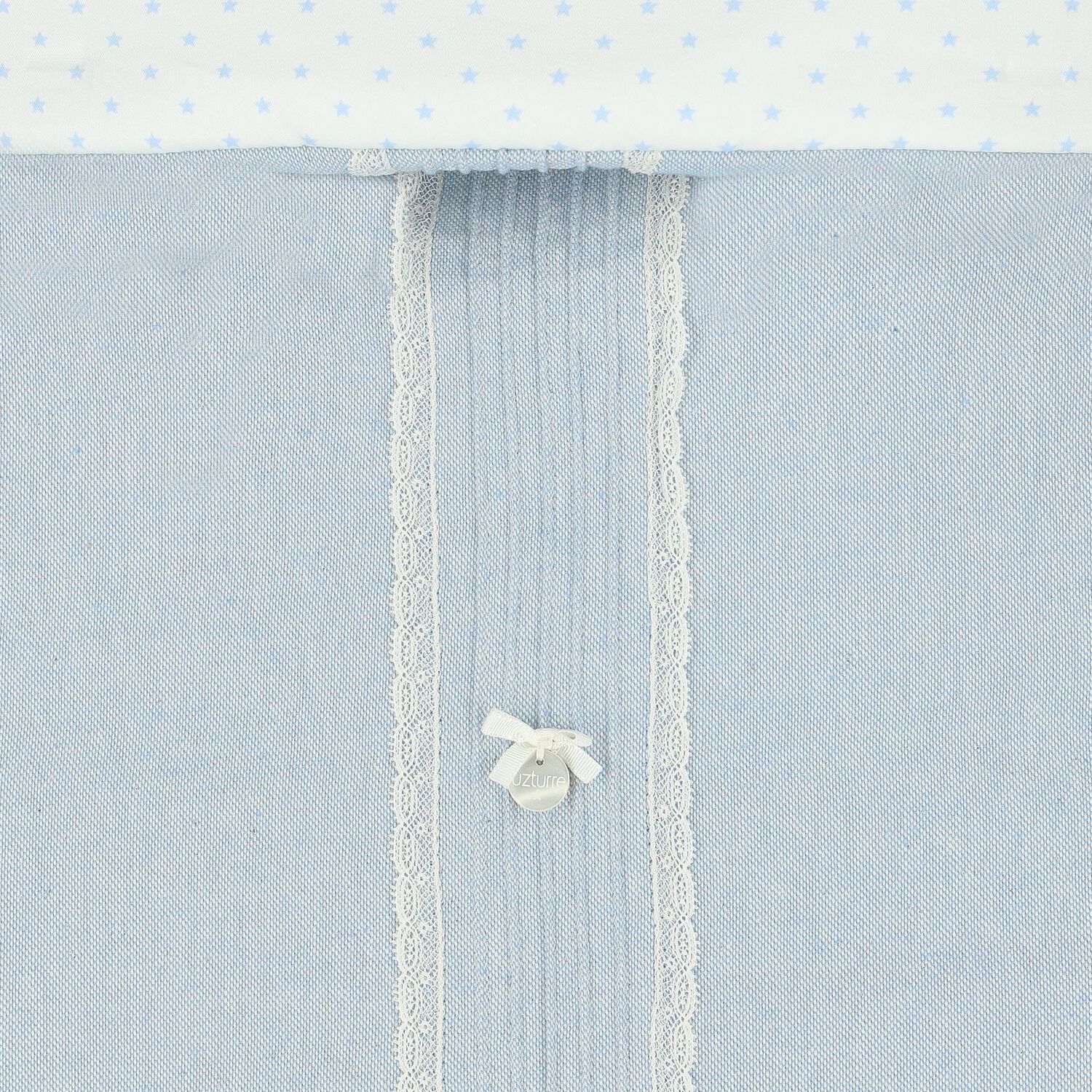 مدس عربة أطفال مزين النجوم باللون الأزرق والأبيض , 2, hi-res image number null