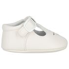 Baby Boys White Pre Walker Shoes, 2, hi-res