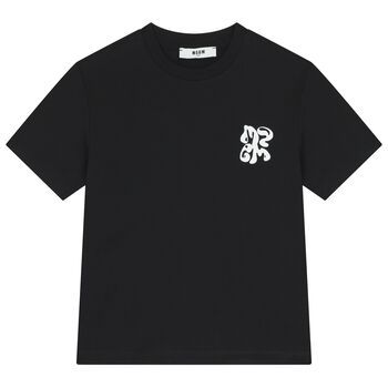 Boys Black Logo T-Shirt
