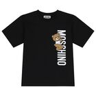Black Teddy Bear Logo T-Shirt, 5, hi-res