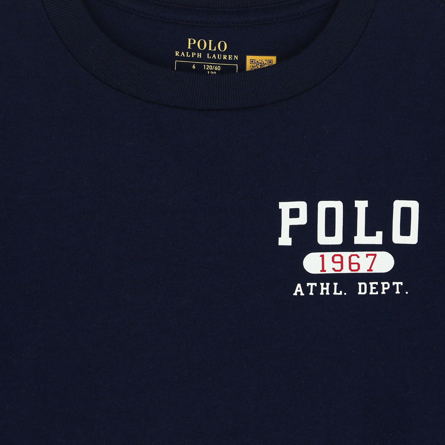 Boys Navy Logo Long Sleeve Top, 1, hi-res image number null