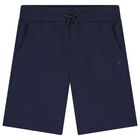 Boys Navy Blue Shorts, 3, hi-res
