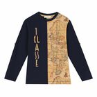 Boys Geo Map Print Logo Top, 1, hi-res