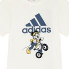 Ivory & Red Mickey Mouse Logo Shorts Set, 2, hi-res