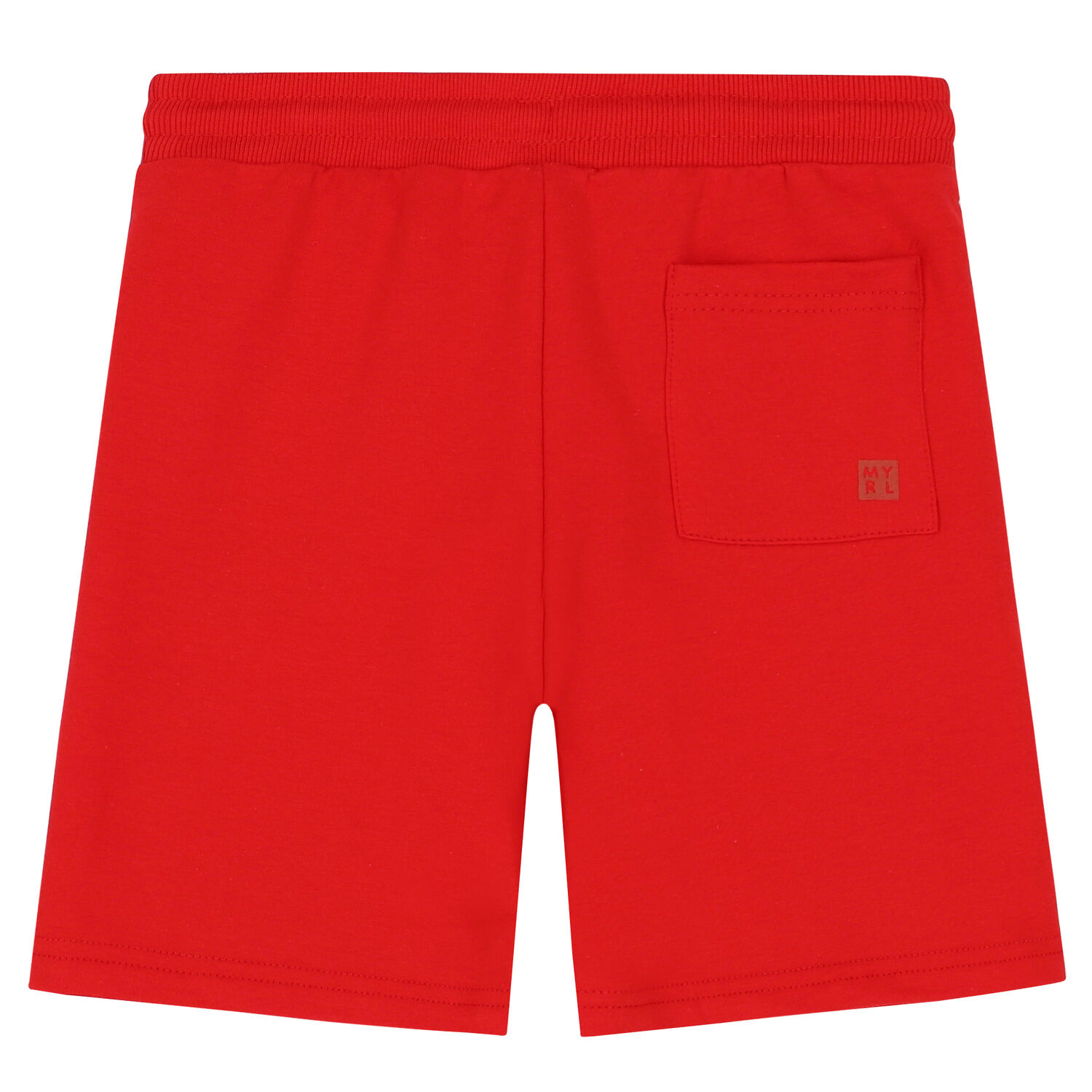 Boys Red Cotton Shorts, 4, hi-res