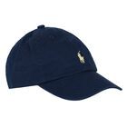 Boys Navy Blue Logo Cap, 1, hi-res