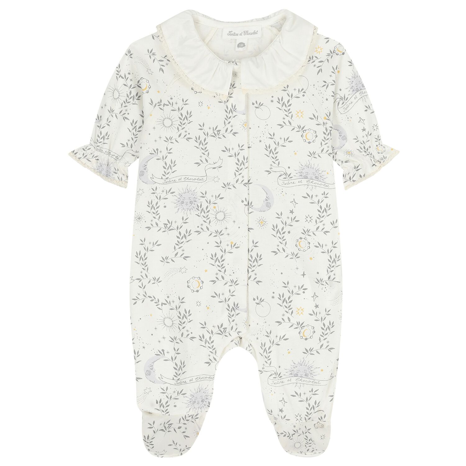 Ivory Star Babygrow, 2, hi-res
