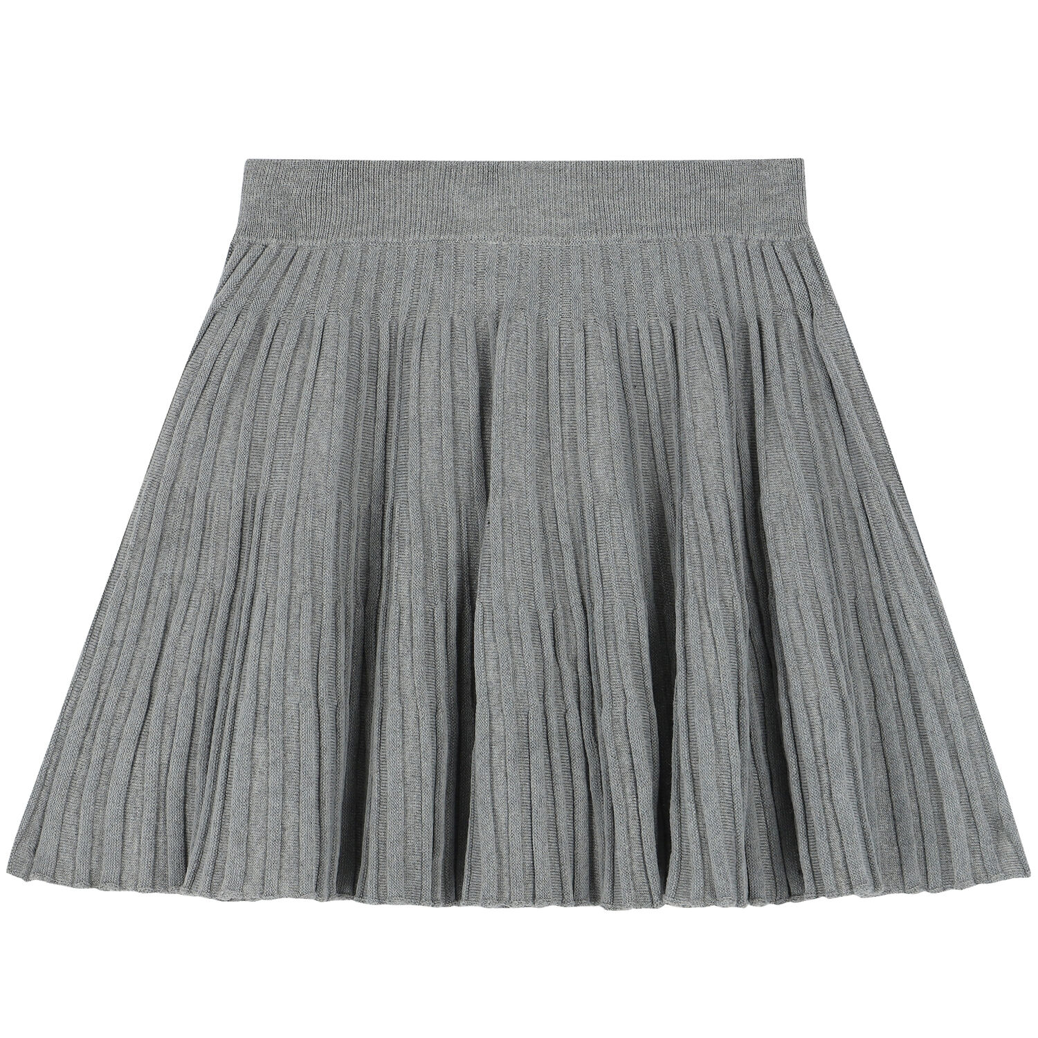 Girls Grey Pleated Skirt, 1, hi-res image number null