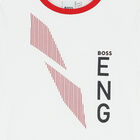 تيشيرت بالشعار باللون الابيض للاولاد, 1, hi-res