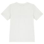 قميص أبيض بشعار للأولاد, 1, hi-res