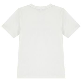 Boys White Logo T-Shirt