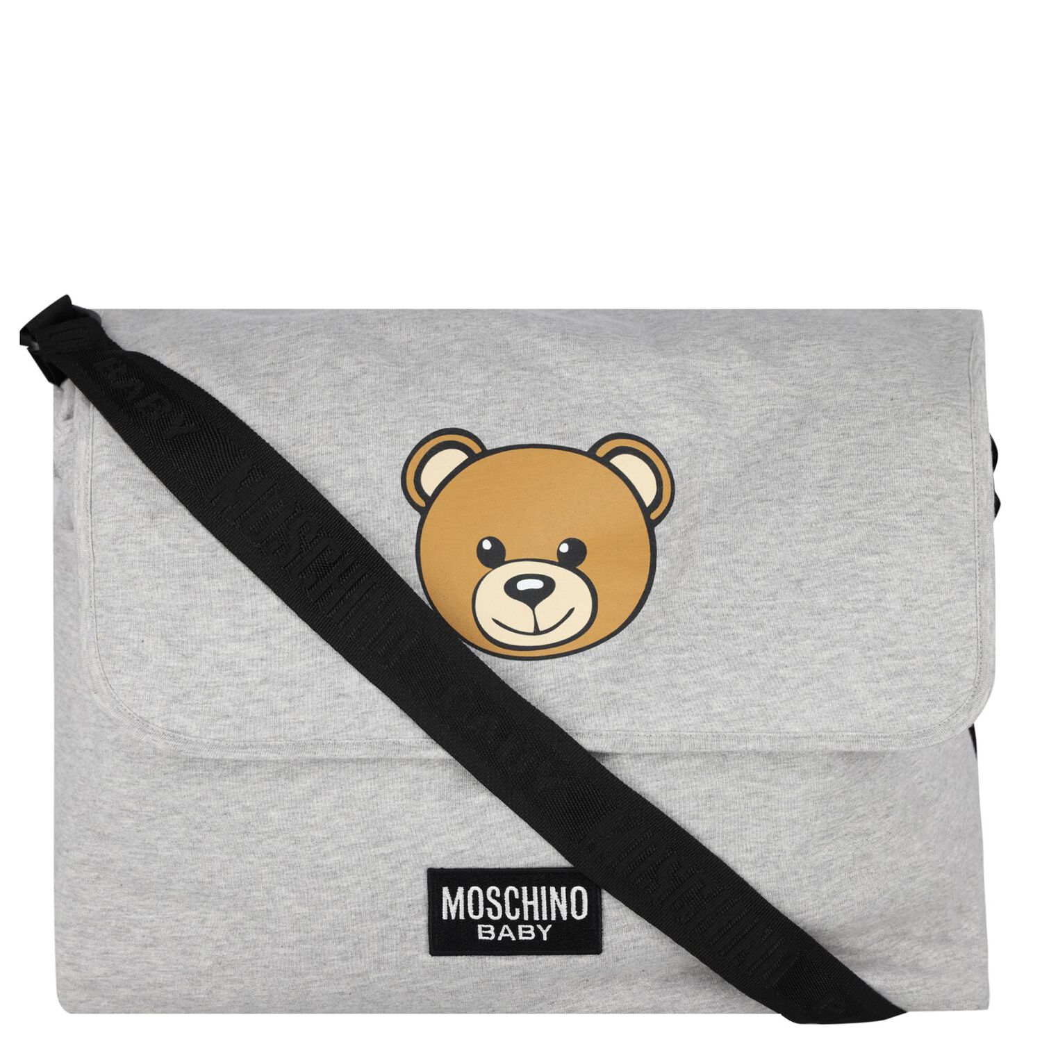 شنطة مواليد بشعار تيدي باللون الرمادي للأطفال, 7, hi-res image number null