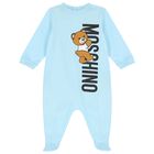 طقم هدية أفرول أولاد بشعار تيدى باللون الأزرق, 1, hi-res