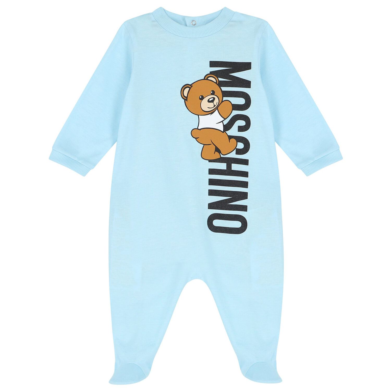 طقم هدية أفرول أولاد بشعار تيدى باللون الأزرق, 1, hi-res