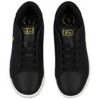 Boys Black Logo Trainers, 1, hi-res