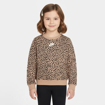 طقم ليجنز بالشعار باللون البيج والأسود للبنات