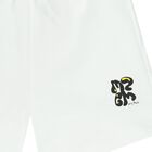 Boys White Logo Shorts, 1, hi-res