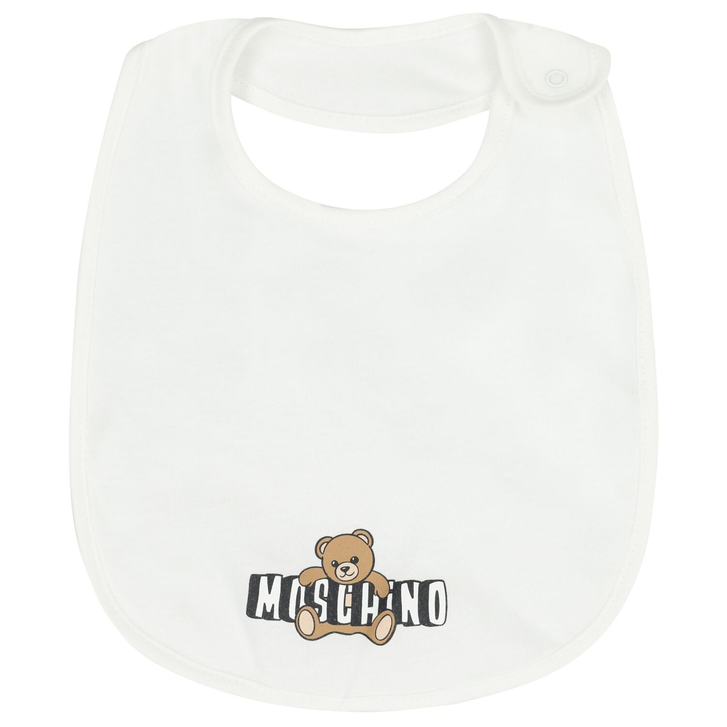 White Teddy Bear Logo Babygrow Gift Set, 1, hi-res