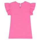 Younger Girls Pink & White Leggings Set, 1, hi-res