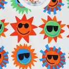 تيشيرت أولاد بطبعة الشمس باللون الأبيض, 1, hi-res