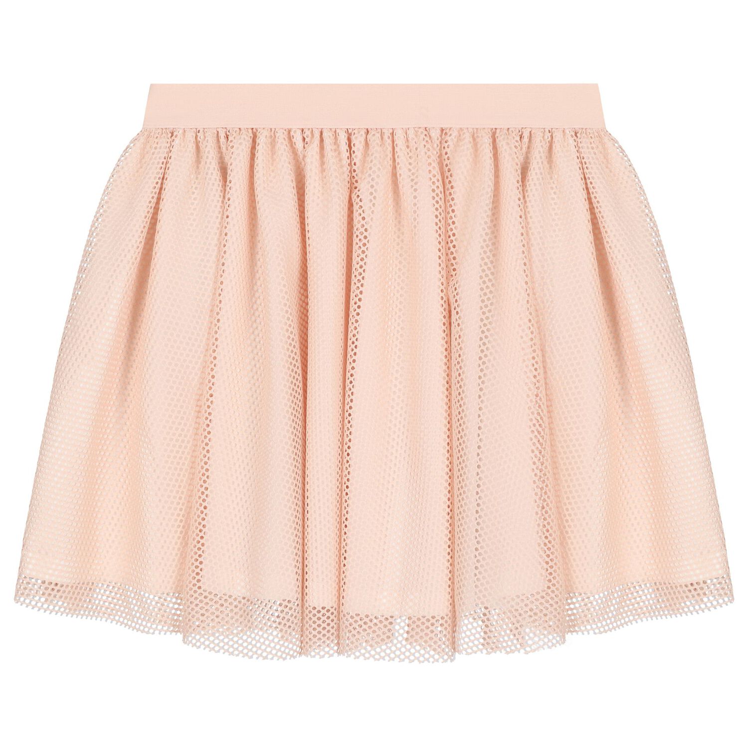 طقم تنورة بنات باللون الأبيض و الوردى, 1, hi-res