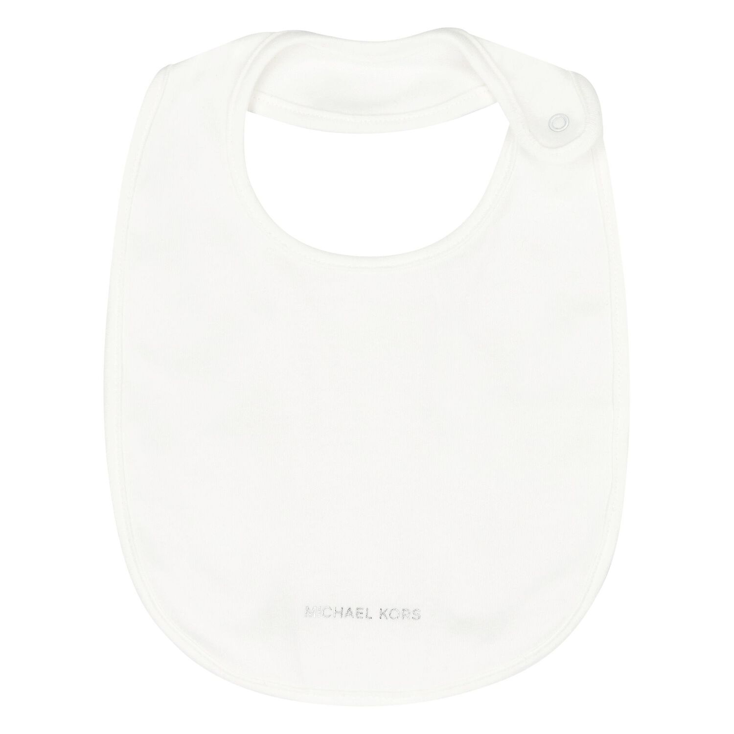 طقم بنات هدايا أفرول بالشعار باللون العاجي والفضي, 1, hi-res